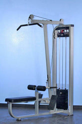 Dual Function Lat-Low Row Combo - Muscle D Fitness - Seated - Pin Selectorized - Commercial Grade - Machine Horizon